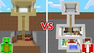 Minecraft NOOB vs PRO MODERN SECRET BASE BUILD CHALLENGE [upl. by Howey]