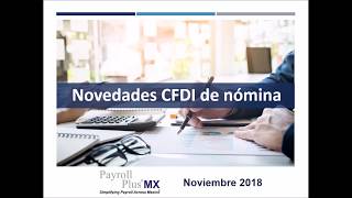 Cambios en las guias del CFDI de nominas  2018 [upl. by Mount]