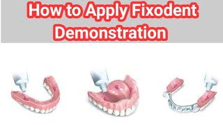 How to use Fixodent [upl. by Aenel347]