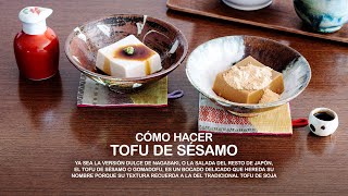 Cómo hacer tofu de sésamo [upl. by Nielson]