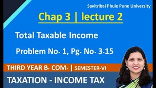 How to calculate Gross total income  Tax Liability Practical Problem No 1taxaccounting tybcomsem6 [upl. by Keram285]