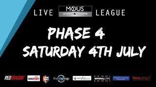 The MODUS ICONS OF DARTS LIVE LEAGUE  SATURDAY 4TH JULY [upl. by Sluiter]