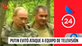 Putin evitó ataque de un tigre a equipo de TV  24 Horas TVN Chile [upl. by Mela328]