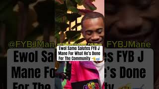 Ewol Samo Salutes FYB J Mane For What He’s Done For The Community 🫡🥣 chiraq drill shorts fyp [upl. by Enelloc]