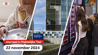 Kinderen met ouders met een beperking Israël boos op Strafhof snackmuur met gezond eten op school [upl. by Nilrah46]