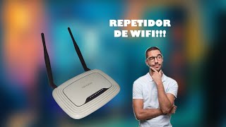 Como transformar seu roteador tp link em repetidor wifi TL WR841ND [upl. by Maharg]