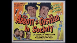 ABBOTT AND COSTELLO MEET THE PODCAST Episode 13 IN SOCIETY [upl. by Yasibit]