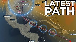 Major Hurricane Beryl Approaching Jamaica Potential For US Impacts Increasing [upl. by Atiniv972]