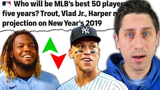 They Predicted The Top 50 Players in MLB 5 Years Ago [upl. by Norina]