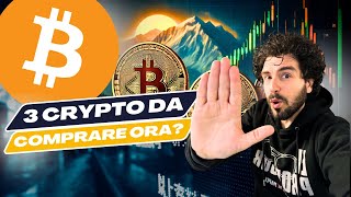 Previsioni Crypto 3 da COMPRARE SUBITO e 1 da VENDERE  Trading Plan Settimanale [upl. by Bissell]