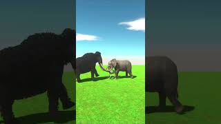 Mammoth vs Elephant animalrevoltbattlesimulator arbs [upl. by Adnohr]