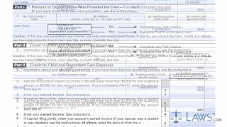 Learn How to Fill the Form 2441 Dependent Care Expenses [upl. by Neslund]