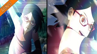 SARADA TREINANDO CHIDORI COM SASUKE [upl. by Tolkan]