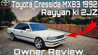 Toyota Cressida MX83 1992  Owner Review  Mehroon Interior Drift Machine  Buhat hi waheshi hain [upl. by Delanie]