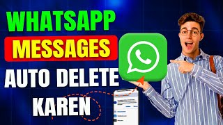 Use A Default Timer For Disappearing Messages In Whatsapp [upl. by Esenwahs]