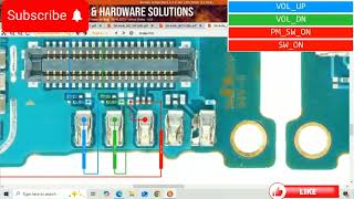 Samsung A54 A546 power and volume keys diagram  samsung a546 buttons ways circuits borneo [upl. by Hallagan]