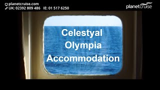 Celestyal Olympias Accommodation  Planet Cruise [upl. by Atekin]