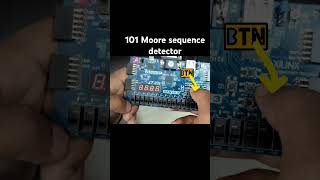 Moore 101 overlapping sequence detector [upl. by Ardnala]