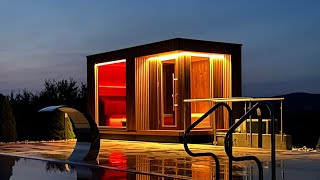 Luxury garden sauna Scandit 10 [upl. by Lietman]