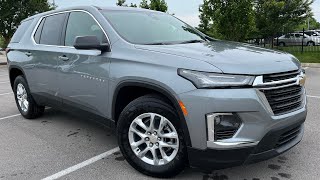 2023 Chevrolet Traverse LS 36 POV Test Drive amp Review [upl. by Essirahs704]