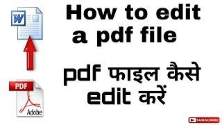 How to Edit a PDF file Simply [upl. by Sukramed48]