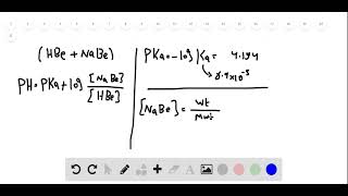 Calculate the pH of a buffered solution prepared by dissolving 21 5 g benzoic acid and 37 7 sodi [upl. by Lashonde]