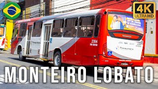 Avenida Monteiro Lobato GuarulhosSP  Movimentação de Ônibus 851 [upl. by Lincoln749]