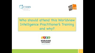 Nancy Bragard Who should attend the Worldview Intelligence Practitioners Training and why [upl. by Averat]