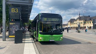 Bussar vid Uppsala Centralstation [upl. by Htebiram]