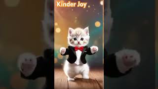 Cat funny cartoon video  dance  little one  cute cat [upl. by Joly]