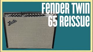 Fender Twin 65 Reissue Tube Amp  Marty Music Gear Thursday [upl. by Assenna558]