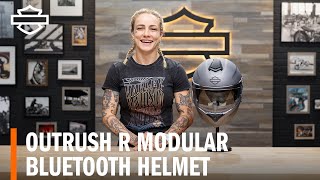 HarleyDavidson Outrush R Modular Bluetooth Motorcycle Helmet Overview [upl. by Fairfield]