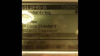 Cisco 7940G Ringtones [upl. by Demmy]