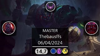 Thebausffs  Sion VS Ornn  FULL GAME  06042024 [upl. by Anerehs]