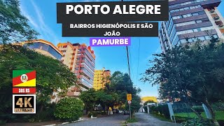 Porto AlegreRS Caminhando por Higienópolis e São João bairros nobres da cidade [upl. by Bellina]