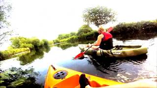 Kayaking on the river Stour Canterbury [upl. by Latham]