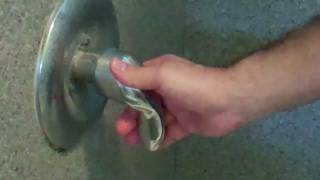 moen shower cartridge replacement Part 1 of 2 [upl. by Ahsertal]