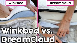 Winkbed vs Dreamcloud  6 Mattress Models Compared [upl. by Oderfigis]