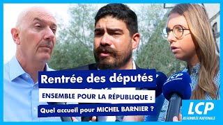 Rentrée des députés Ensemble pour la République  quel accueil pour Michel Barnier   10092024 [upl. by Deroo232]