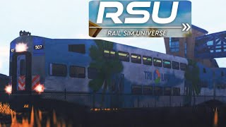 ROBLOX 2 Driving trains in Rail Sim Universe [upl. by Nyliuqcaj]