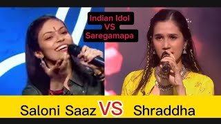 Saloni Saaz VS Shraddha 🔥 Sa re ga ma pa new episode today 🔥 [upl. by Willette]