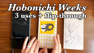 Three ways to use the Hobonichi Weeks  a full midyear flipthrough  messy planning [upl. by Rafaela271]