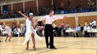 9th €uro Championships  IO LAT  Final Rumba  George Sutu amp Ludivine Brangbour [upl. by Ailatan]