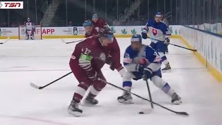 Adam Sykora Scores a Disgusting Goal vs Latvia [upl. by Jadwiga]