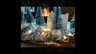 Zauberhafter Tannenwald ruckzuck einfach nachzubestellen diy tutorial winter shorts [upl. by Aisylla77]