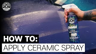 How To Easily Apply NEW HydroCharge Ceramic Spray Coating  Chemical Guys [upl. by Onimixam]