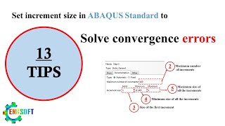 ABAQUS Step Settings initial minimum and maximum increment size [upl. by Anetta]