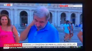 «Scusi lei è genovese» «Sono il sindaco veda un po lei» La gaffe della giornalista di Sky [upl. by Eitsyrhc101]