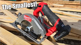 Smallest Circular Saw On The Market Milwaukee M12 FUEL Gen II 5 38quot Circular Saw 252121HO [upl. by Nrubliw]