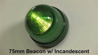 Werma 75mm Beacon with Permanent Incandescent Bulb from AutomationDirect [upl. by Mcmahon529]